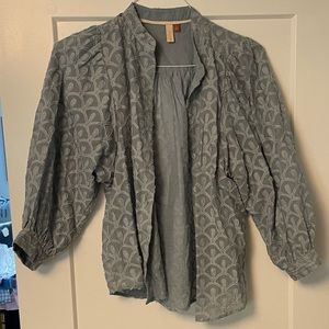 Anthropologie Pilcro Blue Blouse